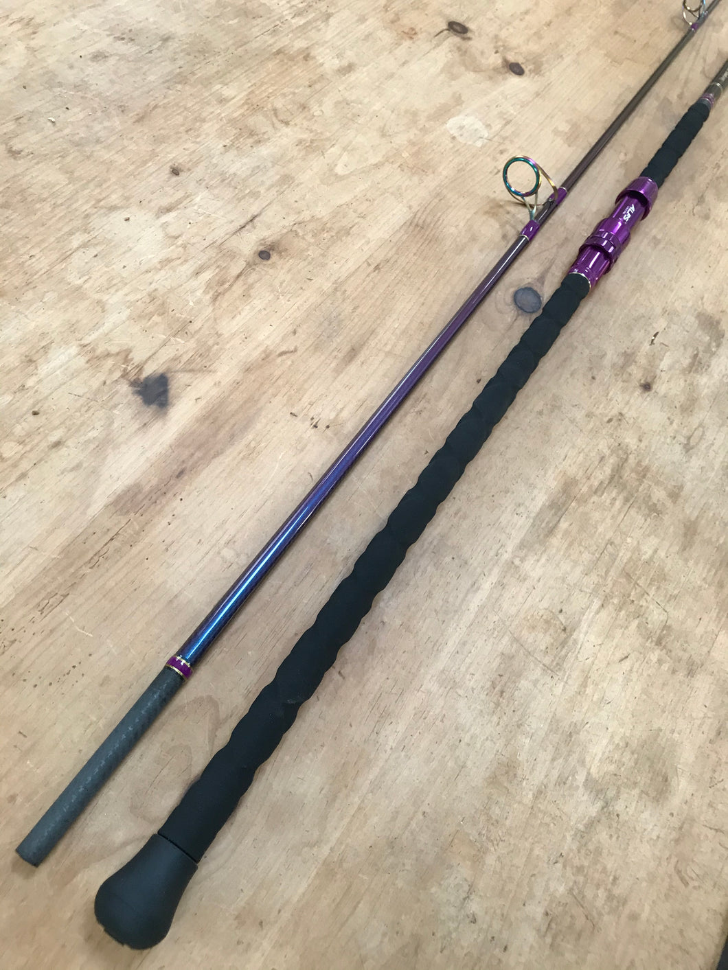 black hole fishing pole Blackhole Striper 9'2" 30# Surf Spinning – Aquidneck Island Rod Builders